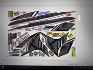 tem rời ex 150 Mxking dán xe đen chỉ trắng ok