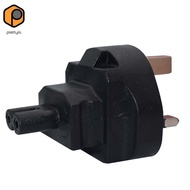 [prettyia] UK to C7 Conversion Plug with Fused protection Adapter Converter UK Plug Male to IEC320 C