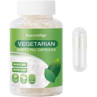 Size 000 Empty Capsules - 100 Count Clear Empty Pill Capsules Size 000 with Capsule Filling Kit, Fil