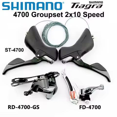 SHIMANO Tiagra 4700 Groupset 2x10 Speed ROAD Bicycle Derailleur FD + RD + ST 4700 RD SS / GS Rear De