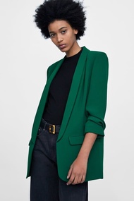 Adbcolection- Blazer wanita hijau Muda Tua Botol Natal blezer bleser Bleezer bigsize Oversize Jumbo