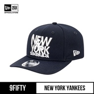 New Era 9FIFTY Original Fit Pre Curved New York Yankees Navy Snapback Cap