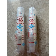 22 oz Flat Plastic Cups 9 grams and 9.5 grams