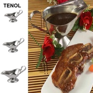 [TENOL] Gravy Boat Steak Sauce Pourer Cup Dressing Boat Pepper Sauce Utensils 3oz/5oz/8oz