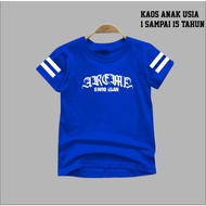 Arema children's t-shirt in color biru code a3