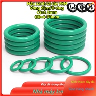 [SVN] O-Ring Green O-Ring FKM Sealing Ring CS1.5mm * OD4-70mm