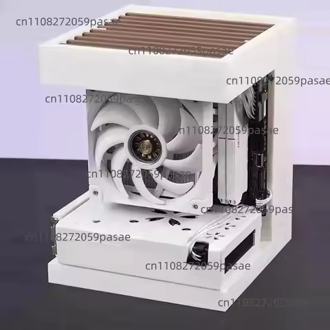 Desktop PC with Ocean View; ITX Mini-tower Compatible with 17x17/17x19 Motherboards