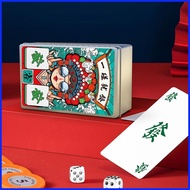 Travel Mahjong Sets 146pcs/set American Majhong Games Thicken Large Print Handheld Poker Waterproof Chinese Mah Jongg  hoabiaxsg