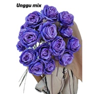 MAWAR Affordable Artificial Snow Roses Good Quality Simulation 3 Roses