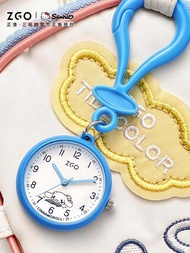 Sanrio Cinnamoroll Babycinnamoroll Nurse's Watch Pocket Watch Cute Young Adult Chest Watch Student E