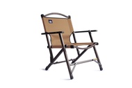 Camping Bar x cAmP33聯名純手工實木可收納椅/ 沙色