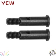 YYE 2Pcs/Set RC Front Wheel Axle, Black High Strength RC Car Wheel Shaft, Durable 23mm RC Upgrades P