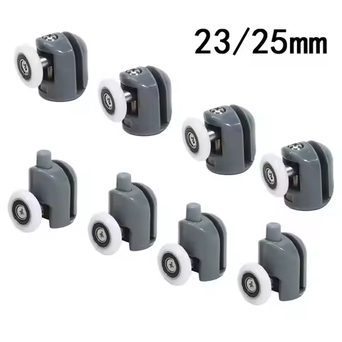 2pcs Shower Rooms Cabins Pulley &Shower Room Roller /Runners/Wheels/Pulleys Diameter 23/25mm