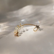 Dior 星星珍珠耳針耳環