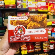 KFC 1 Size XS/S Fried chicken box/ KFC S box XS/ just chicken box geprek chicken box paperluchbox/ H