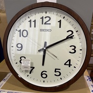 [Original] Seiko Clock QXA799B Quiet Sweep Lumibrite Dial Brown Wood Pattern Analog Quartz Decorator Wall Clock QXA799