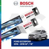 BOSCH AEROTWIN PLUS FLATBLADES WIPER SET FOR FORD ECOSPORT 2016-2018 (22"/16")