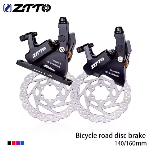 ZTTO Hydraulic Disc Gravel Road Bike Brake Flat Mount CX Rotor Brake Bicycle Caliper CNC Mechanical 