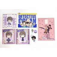 Detective Conan official merch (3/5) Haibara Ai Hattori Heiji Toyama Kazuha shikishi zipper storage 