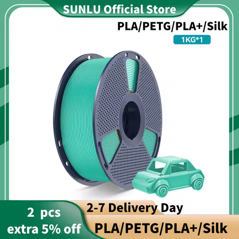 SUNLU 3D Printer 1KG PETG/PLA/PLA+/SILK 1.75mm Tolerance+/-0.02mm Filament No Bubble From RU / EU Wa