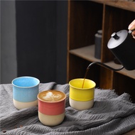 Retro Ceramic Mug  200ML Espresso Mug Simple Teacups Rough Ceramic Tea Bowl Master Mug