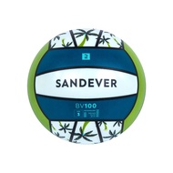 ลูกวอลเลย์บอลชายหาดรุ่น BV100 Fun เบอร์ 3 - (สีขาว/เขียว ลายต้นปาล์ม) BV FUN 100 Palmtree White