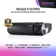 IROAD X10 PRO | 4K Front & FHD Rear Dash Cam | Wi-Fi & App, HDR, Parking & Event Recording