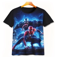 Superhero Hero Cartoon T-Shirt Hk-3-designWD Superman Spiderman Batman Hulk Wolverine Kids T-Shirt F