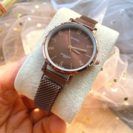 SALE!!นาฬิกาข้อมือผู้หญิงคาสิโอ นาฬิกาแฟชั่น ผญ สวยมาก รุ่นใหม่หน้าปัด สีใหม่ กันน้ำ สายเลสแม่เหล็ก ไม่ต้องตัดสายสวยใส่ง่าย
