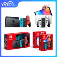 Nintendo Switch Console V2 Improved battery Life with Neon Blue and Neon Red / Gray Joy‑Con OLED Model Original Brand New