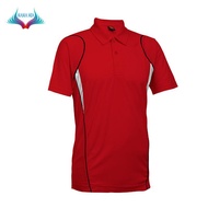 Unisex - Sport Polo Tee QuickDry - OREN SPORT QD25 Red