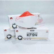 PUTIH MERAH Red and White KF94 Mask / Red and White Mask
