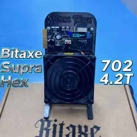 Brand New Bitcoin Miner Bitaxe Supra Hex 702 Solo Miner - BitaxeHex 702 ASIC 4.2TH/s BTC Miners Home