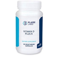 Klaire Labs Vitamin D Plus K - 5000 IU Vitamin D3 with