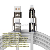 240W 4 in 1 Data Cable 2m Dual Type-C PD Fast Charging 2-to-2 Charging Suitable For OPPO Reno 15Pro 