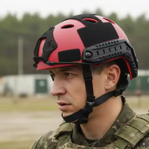 Lightweight Rescue Helmet, FAST PJ Helmet Adjustable Head Circumference, Security, Training, Emergen