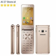 [BARU] SAMSUNG GALAXY FOLDER G1600 4G BISA WA HP HANDPHONE ANDROID KEYPAD LIPAT FLIP