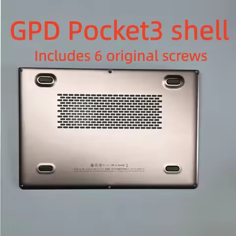 Genuine GPD Pocket3 bottom case, includes 6 original screws.