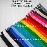 Japanese Zipper Invisible Zipper Open-End/ KCC 35 cm