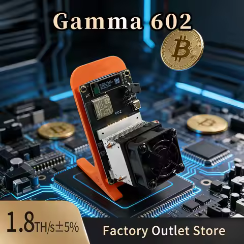 2026 New Gamma 601/602 Solo Miner 1.7-1.8TH/S SHA-256 BM1370 Bitcoin Miner 2.4G WiFi 25W Low Noise C