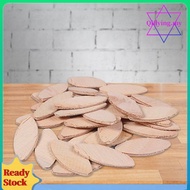 100pcs Assorted Wood Biscuits Tenon Pieces for Wood Joining Woodworking Crafting