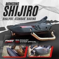 MONCONG SIJIRO SHIROJI Original RDS EXHAUST Racing Exhaust full filter and full system Motor BEAT Sc