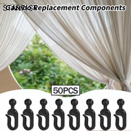 [STARTIST] SiaBiced 50 Pieces Curtain Track Hooks Curtain Clips Gazebo Accessories for Gazebo Canopy