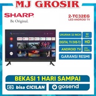 Led Tv Sharp 32" Android 2T-C 32Eg1I 32Inch Android Tv #Gratisongkir