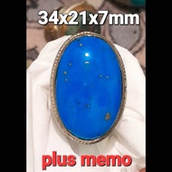 Pirus Persia polosan royal blue HQ size jumbo 34mm plus memo