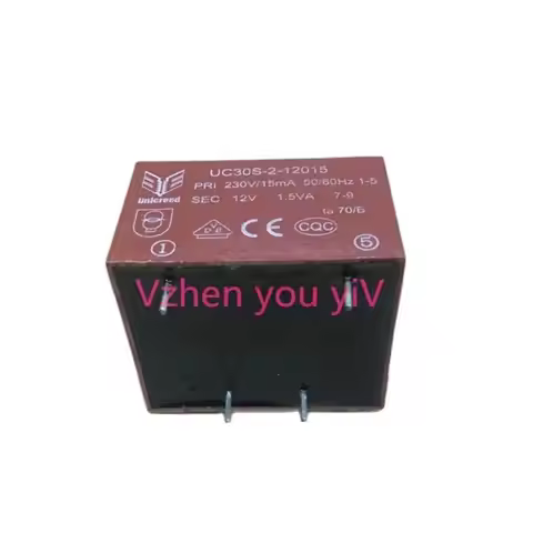 100%New UC30S-2-12015 UC30S cans sealed transformer 230v to 12v 1.5VA PRI 230V/15MA 60/60Hz SEC 12V 