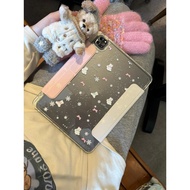 Ipad Case Foldable Y-Shaped Little Bear Pro11 2025 Gen11 Air8 11 Gen9 Pen Slot Gen8 Air3 Ipad 11th G