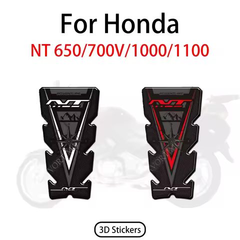 NT 650 700V 1000 1100 Fit Honda Motorcycle Accessories Adventure Stickers Decals Protector Tank Pad 