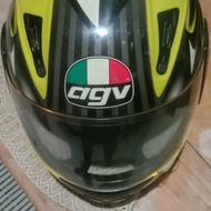 helm full face agv original  second