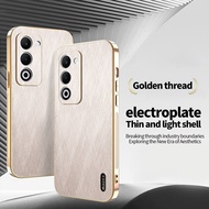 Casing For For Oppo A5 A5i Pro A5iPro OppoA5iPro OppoA5 4G 5G 2025 Silk Pattern Luxury Electroplated